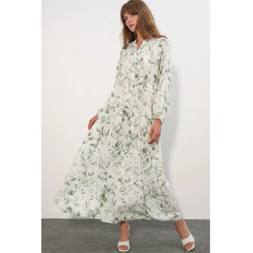 Rochie Maxi -  Casual - Multicolor - Etnica - 100% viscoza