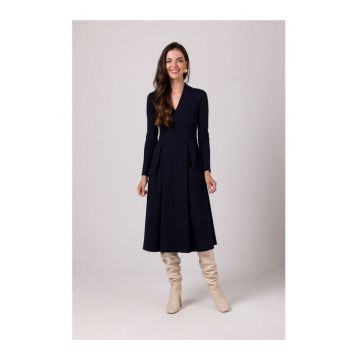 Rochie maxi de dama Colgrellam B266 bleumarin - Albastru inchis