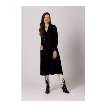 Rochie maxi de dama Colgrellam B266 negru - Negru