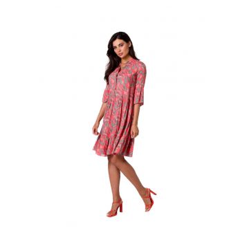 Rochie mini de dama Isokane B260 rosu - Rosu