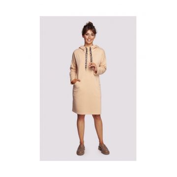 Rochie pulover pentru femei Man B238 bej - Bej