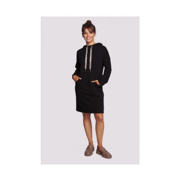 Rochie pulover pentru femei Man B238 negru - Negru