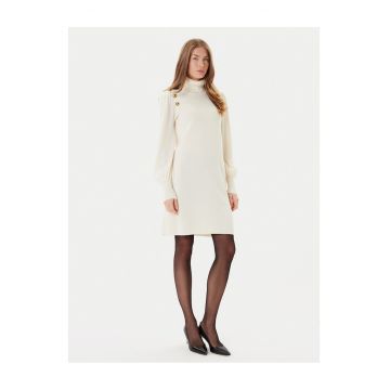 Rochie tricotata de dama  bej - fabrica de calitate