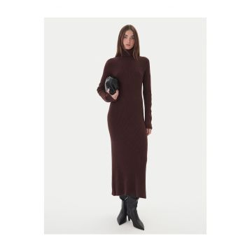 Rochie tricotata de dama  maro -