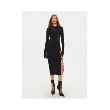 Rochie tricotata de dama  negru