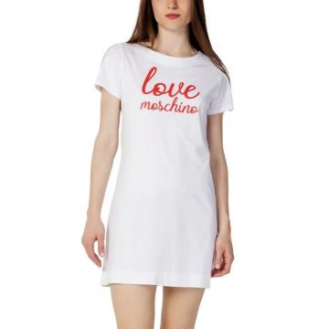 Rochie-tricou dama  W592927 - Alb