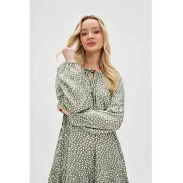 Rochie Viscosa Maslinie - Verde masliniu