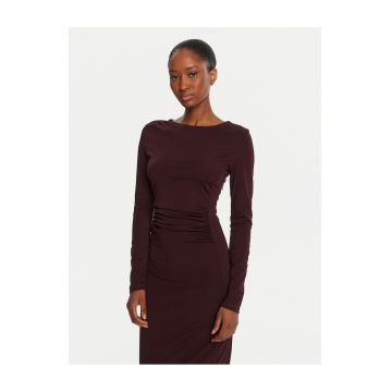 Rochie cocktail -  rosie - plastic - pentru femei