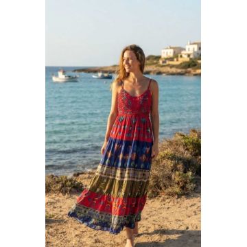 Rochie cu bretele Dama Maxi