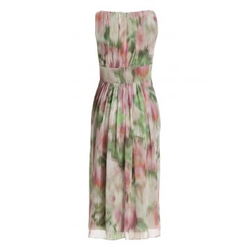 Rochie de cocktail -  colorat - poliester - fermoar