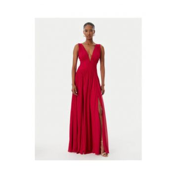 Rochie de seara - Marciano Guess - rosu - viscoza - fara maneca -