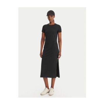 Rochie de zi Femei -  Bumbac - Negru -