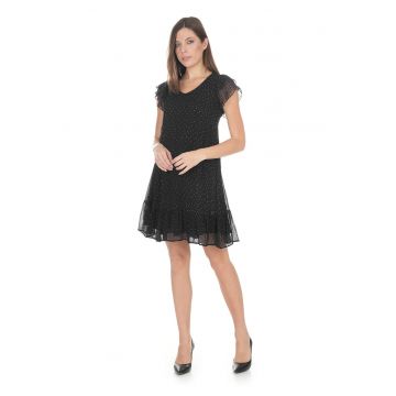 Rochie evazata cu buline