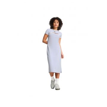 Rochie femei  Wardrobe Ess Midi Cut-out Dress - Albastru -