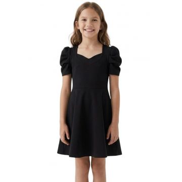 Rochie fete -  Vesper - Poliester - Elegant - Scurta - Negru 134