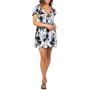 Rochie lejera cu model floral -