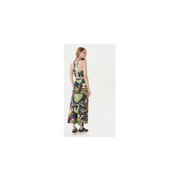 Rochie printata cu decupaje