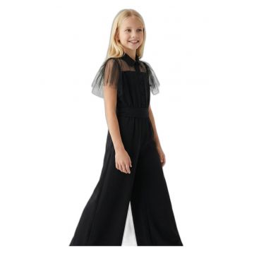 Salopeta copii - ZOYA Fashion - Blair - Tul - Elegant - Scurta - Negru - Negru