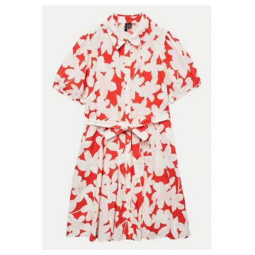 Camasa rochie dama  10303728 - Rosu - Rosu