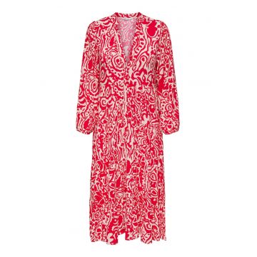 Camasa rochie dama  15308233 - Rosu - Rosu