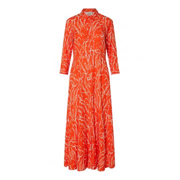 Camasa rochie dama  26022663 - Portocaliu - Portocaliu