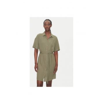 Camasa stil rochie dama  10333791 - In/Viscoza - Verde - Verde