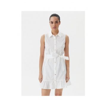 Camasa stil rochie dama  511BD15020 - Bumbac - Alb - Alb