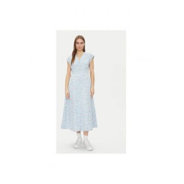 Camasa stil rochie dama  731352-00 - Bumbac - Albastru deschis - Albastru deschis