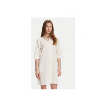 Camasa stil rochie dama  BM033 - Bumbac - M INTL - Ecru