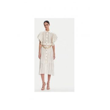 Camasa stil rochie dama  Bumbac - Alb - Alb