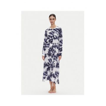 Camasa stil rochie dama  YI00052 - Viscoza - Bleumarin - Bleumarin