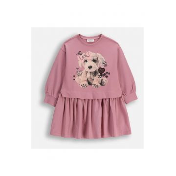 Rochie 2 in 1 cu imprimeu cu catel