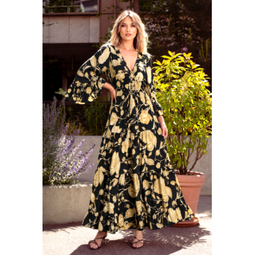 Rochie Anais Boho style lunga din matase