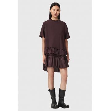 Rochie asimetrica cu volane Feyre