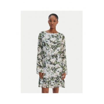 Rochie casual -  colorat - poliester - verde
