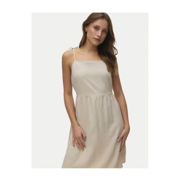 Rochie de vara -  55% viscoza - 45% in - bej -