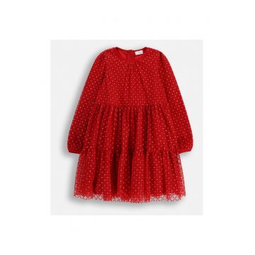 Rochie evazata din tul