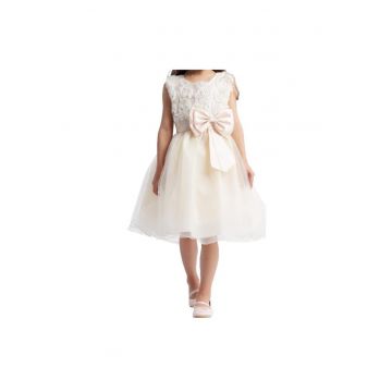 Rochie Floria  Tul - Auriu