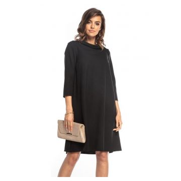Rochie midi cu guler T349