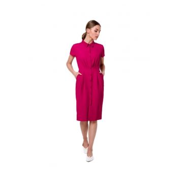 Stil Rochie mini de dama Uleki S335 pruna - Roz
