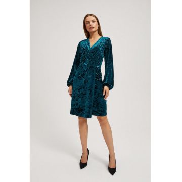 Rochie din catifea - Verde