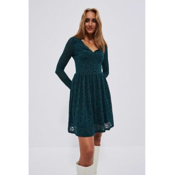 Rochie din dantela - Verde