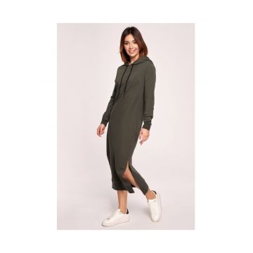 Rochie pulover pentru femei Gyon B197 verde militar - Verde