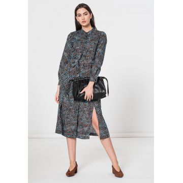 Rochie-camasa vaporoasa cu slituri laterale adanci Iacopo