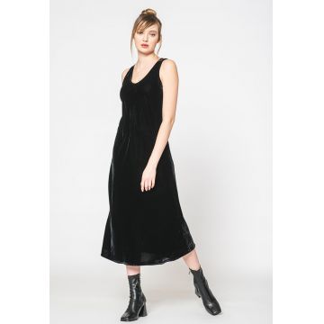 Rochie midi cu decolteu rotund