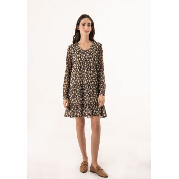 Rochie lejera cu animal print