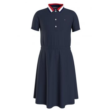 Rochie polo din amestec de bumbac organic Essential