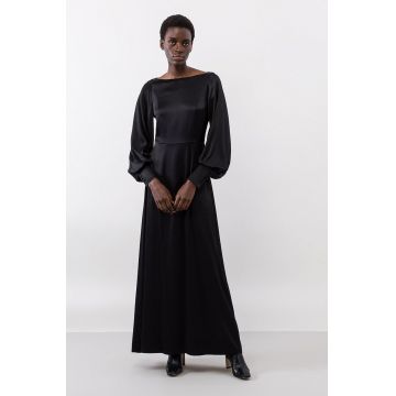Ivy & Oak Rochie culoarea negru, maxi, evazata