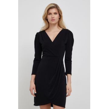 Morgan rochie culoarea negru, mini, drept