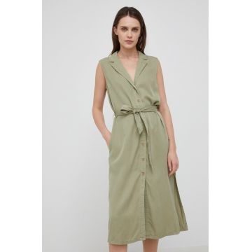 Pepe Jeans rochie Maggie culoarea verde, mini, drept